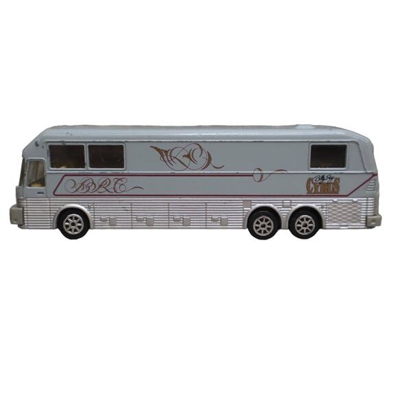 Vintage Billy Ray Cyrus Some Gave All 1993 Tour Bus Gray Red Eagle Coach - Picture 1 of 16